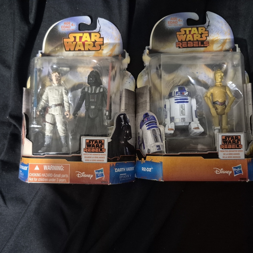 Hasbro Star Wars Rebels Figure Duo - Black, White, Gold
